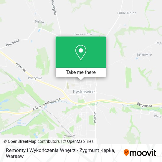 Remonty i Wykończenia Wnętrz - Zygmunt Kępka map