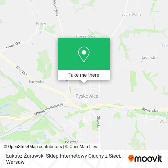 Łukasz Żurawski Sklep Internetowy Ciuchy z Sieci map