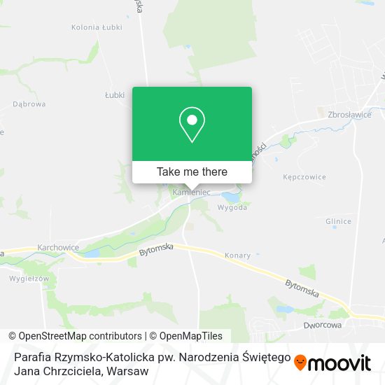 Parafia Rzymsko-Katolicka pw. Narodzenia Świętego Jana Chrzciciela map