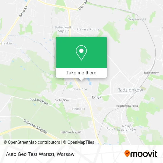 Карта Auto Geo Test Warszt