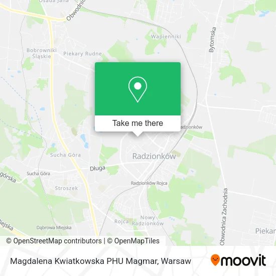 Карта Magdalena Kwiatkowska PHU Magmar