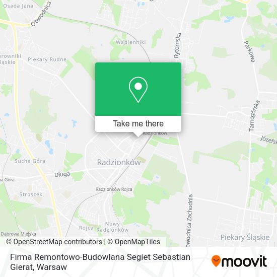 Firma Remontowo-Budowlana Segiet Sebastian Gierat map