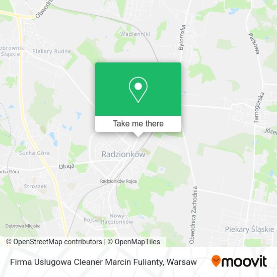 Firma Uslugowa Cleaner Marcin Fulianty map