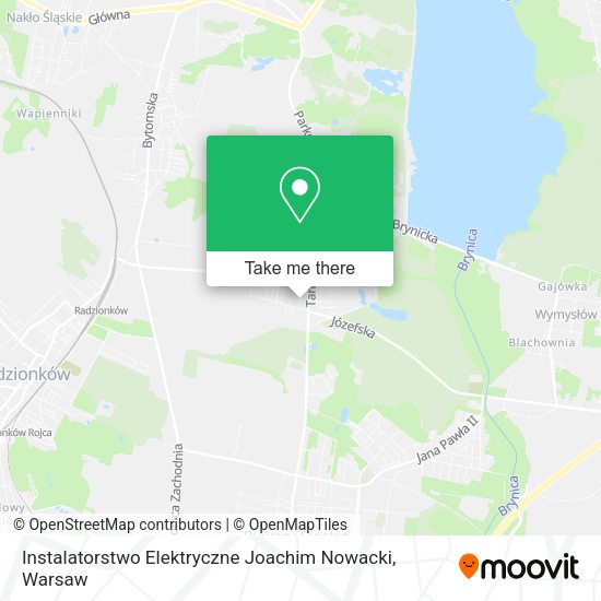 Instalatorstwo Elektryczne Joachim Nowacki map