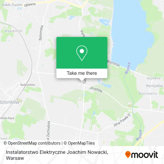 Карта Instalatorstwo Elektryczne Joachim Nowacki