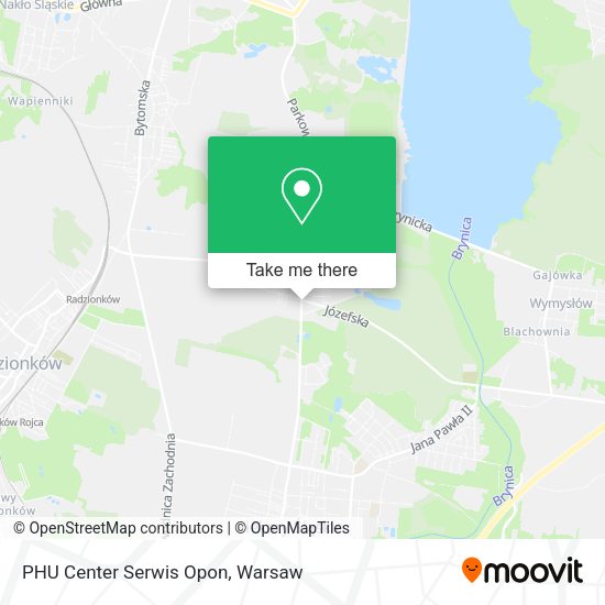 PHU Center Serwis Opon map
