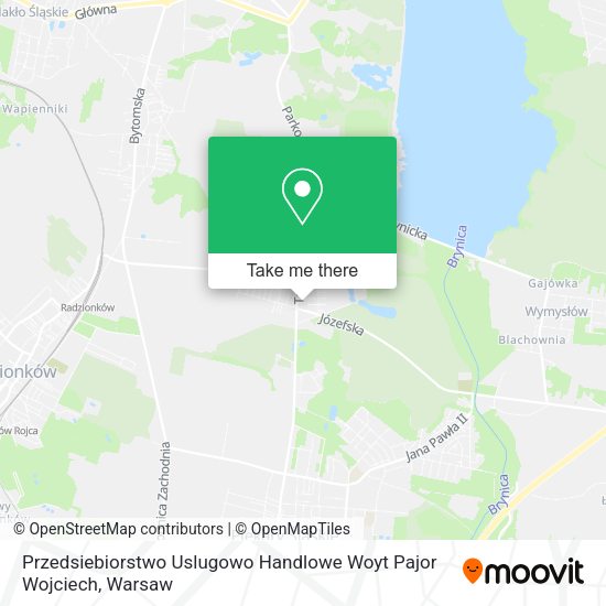 Przedsiebiorstwo Uslugowo Handlowe Woyt Pajor Wojciech map