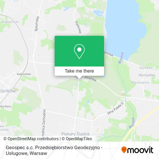 Geospec s.c. Przedsiębiorstwo Geodezyjno - Usługowe map