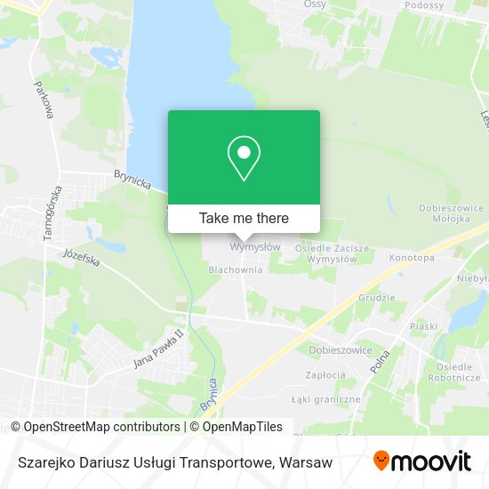 Szarejko Dariusz Usługi Transportowe map