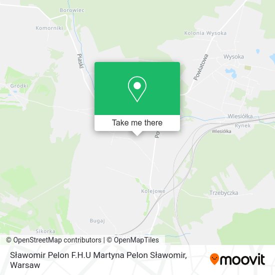 Sławomir Pelon F.H.U Martyna Pelon Sławomir map