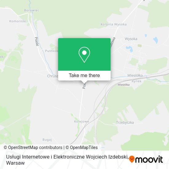 Usługi Internetowe i Elektroniczne Wojciech Izdebski map