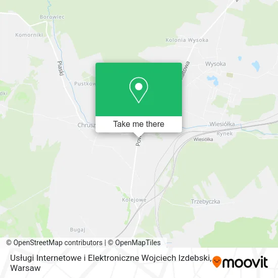 Карта Usługi Internetowe i Elektroniczne Wojciech Izdebski