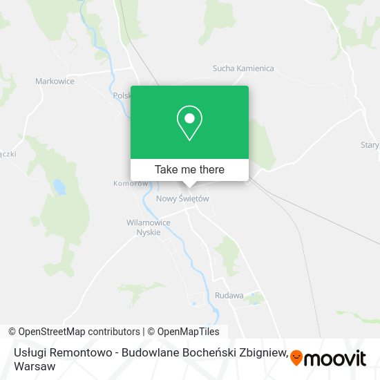 Usługi Remontowo - Budowlane Bocheński Zbigniew map