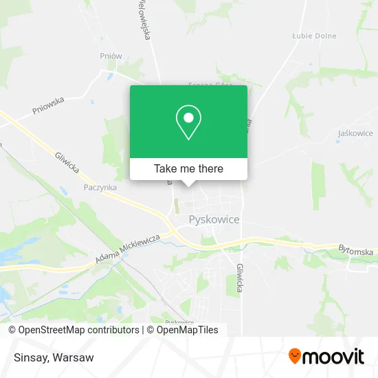Sinsay map