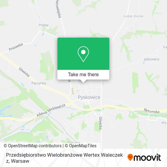 Przedsiębiorstwo Wielobranżowe Wertex Waleczek z map