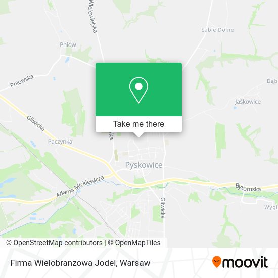 Firma Wielobranzowa Jodel map