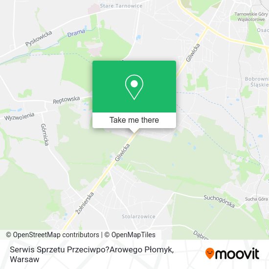 Serwis Sprzetu Przeciwpo?Arowego Płomyk map