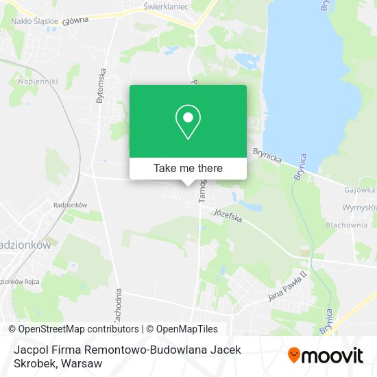 Jacpol Firma Remontowo-Budowlana Jacek Skrobek map