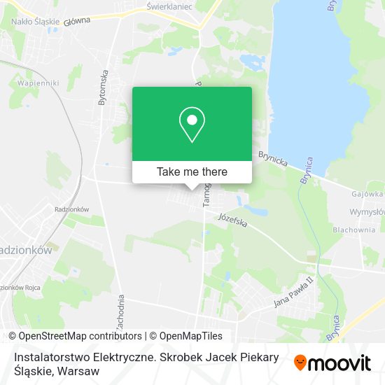 Instalatorstwo Elektryczne. Skrobek Jacek Piekary Śląskie map