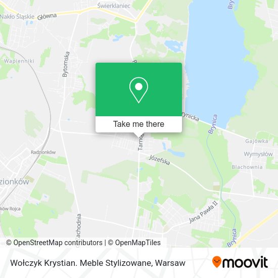 Wołczyk Krystian. Meble Stylizowane map