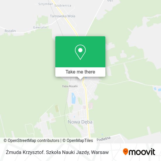 Żmuda Krzysztof. Szkoła Nauki Jazdy map