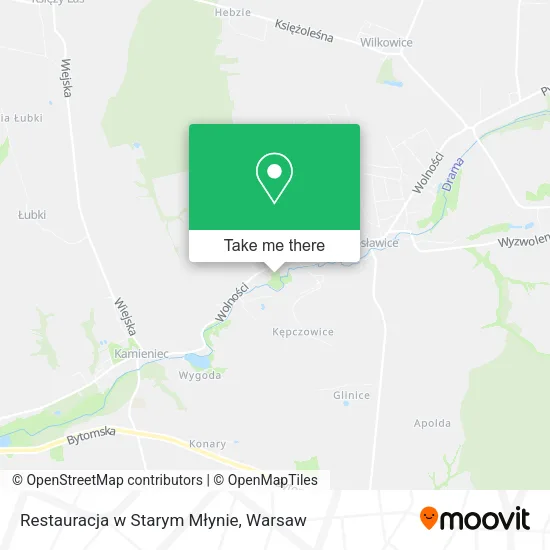 Карта Restauracja w Starym Młynie