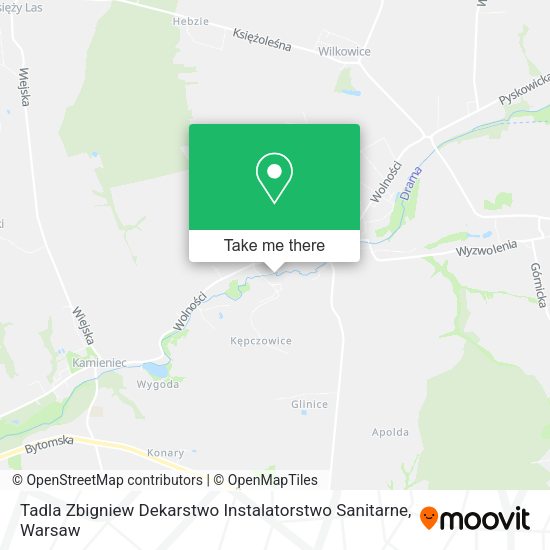 Tadla Zbigniew Dekarstwo Instalatorstwo Sanitarne map