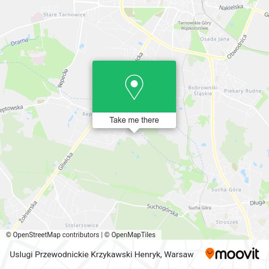 Uslugi Przewodnickie Krzykawski Henryk map