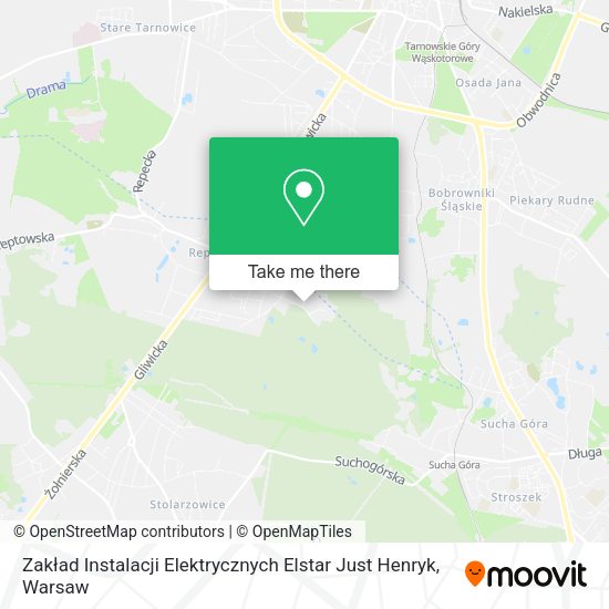 Zakład Instalacji Elektrycznych Elstar Just Henryk map