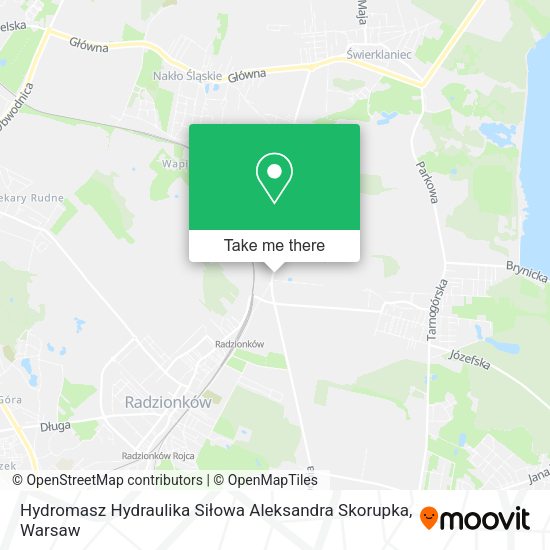 Hydromasz Hydraulika Siłowa Aleksandra Skorupka map