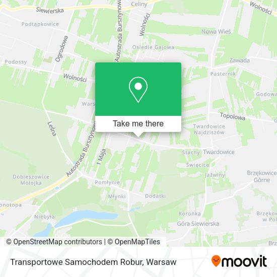 Transportowe Samochodem Robur map