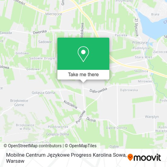 Карта Mobilne Centrum Językowe Progress Karolina Sowa