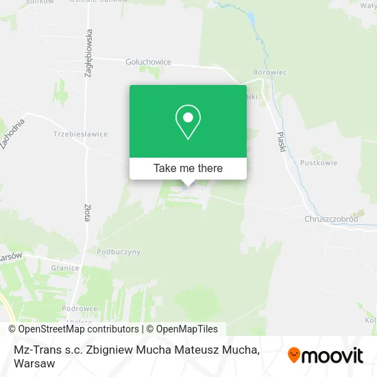 Карта Mz-Trans s.c. Zbigniew Mucha Mateusz Mucha