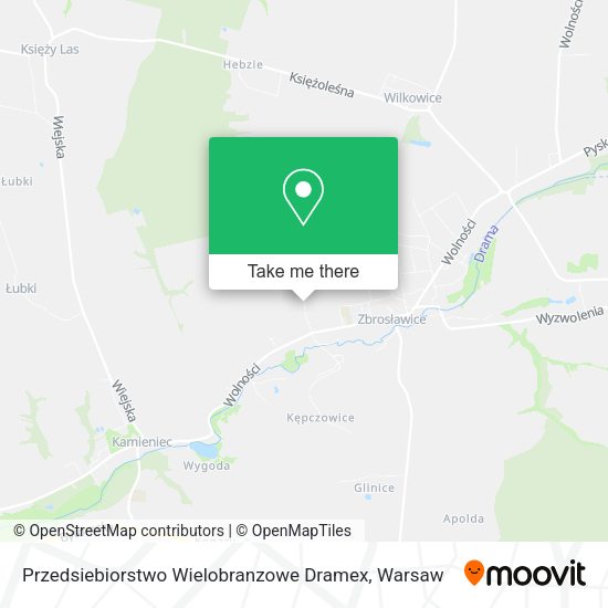 Przedsiebiorstwo Wielobranzowe Dramex map