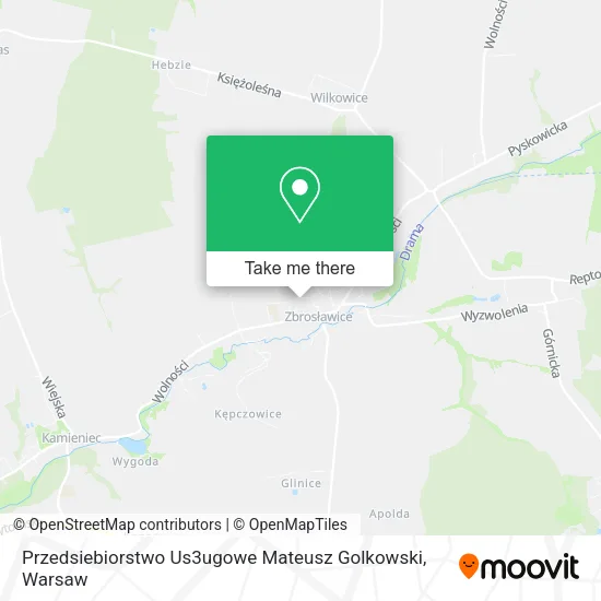 Карта Przedsiebiorstwo Us3ugowe Mateusz Golkowski