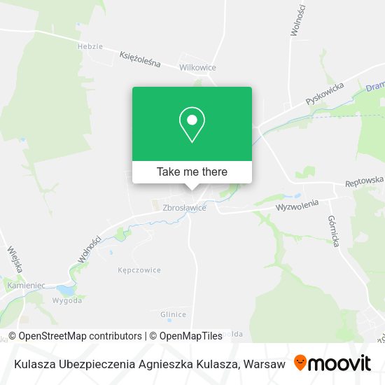 Kulasza Ubezpieczenia Agnieszka Kulasza map