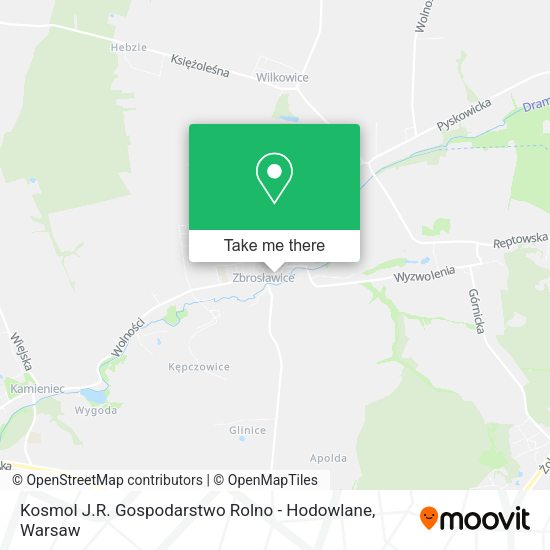 Kosmol J.R. Gospodarstwo Rolno - Hodowlane map