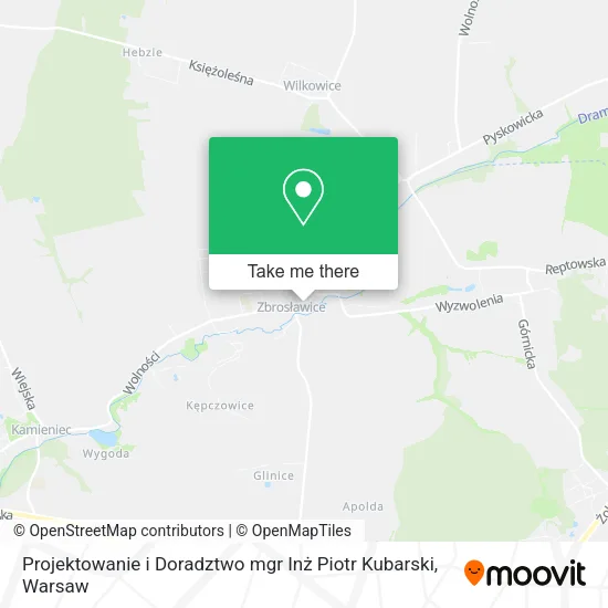 Карта Projektowanie i Doradztwo mgr Inż Piotr Kubarski