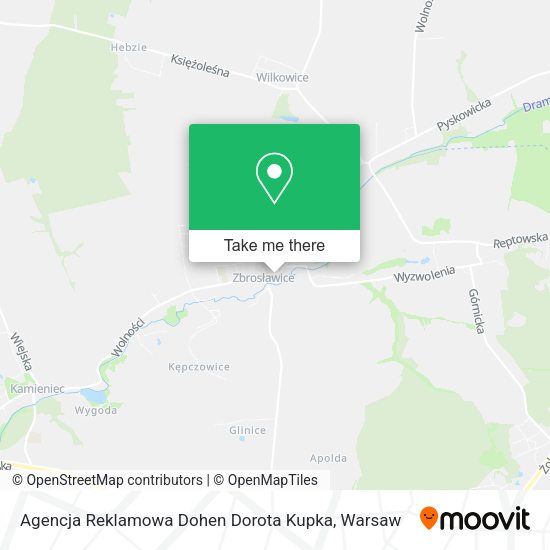 Agencja Reklamowa Dohen Dorota Kupka map