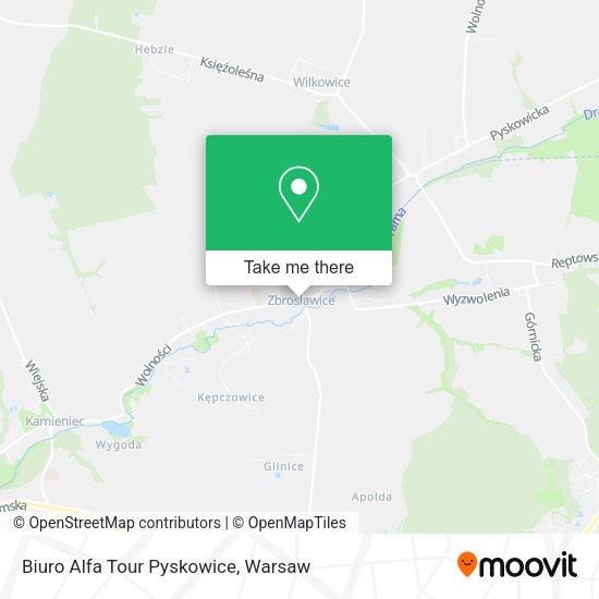 Biuro Alfa Tour Pyskowice map