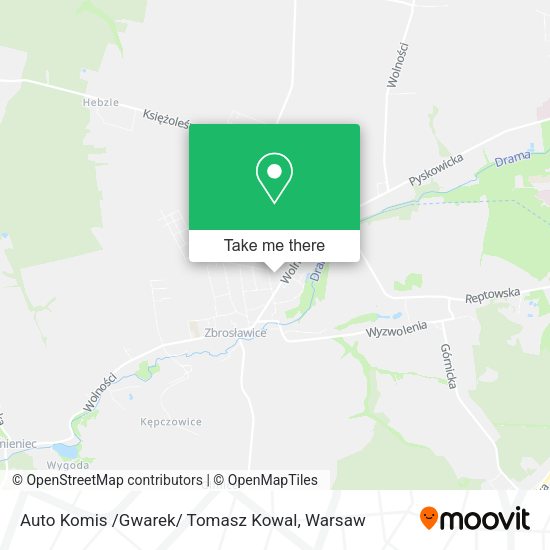 Auto Komis /Gwarek/ Tomasz Kowal map