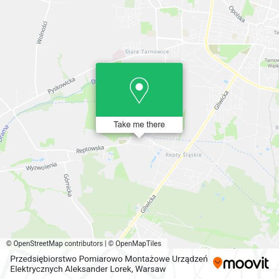 Przedsiębiorstwo Pomiarowo Montażowe Urządzeń Elektrycznych Aleksander Lorek map