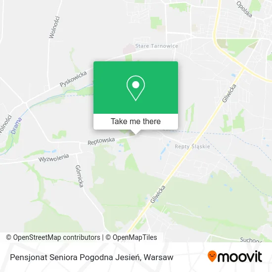 Карта Pensjonat Seniora Pogodna Jesień