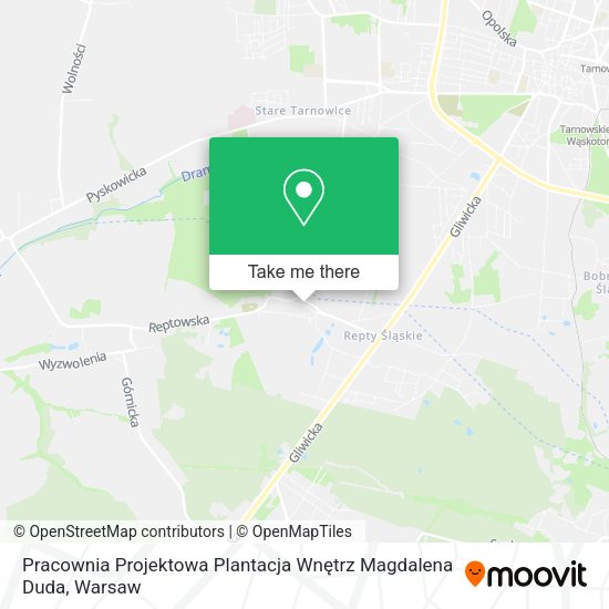 Pracownia Projektowa Plantacja Wnętrz Magdalena Duda map