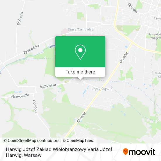 Карта Harwig Józef Zakład Wielobranżowy Varia Józef Harwig