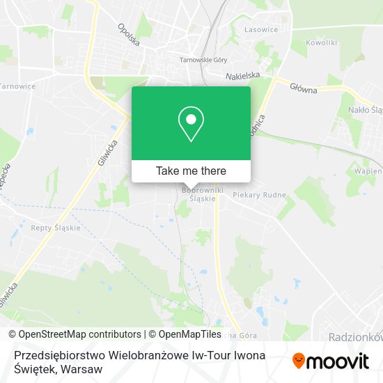 Przedsiębiorstwo Wielobranżowe Iw-Tour Iwona Świętek map