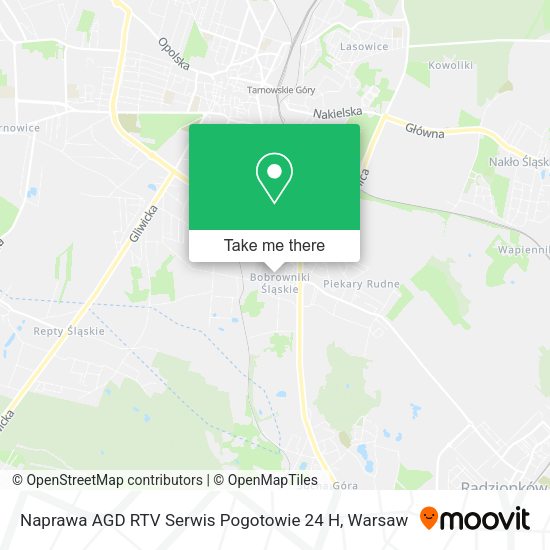 Naprawa AGD RTV Serwis Pogotowie 24 H map