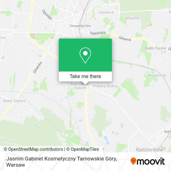 Jasmin Gabinet Kosmetyczny Tarnowskie Góry map