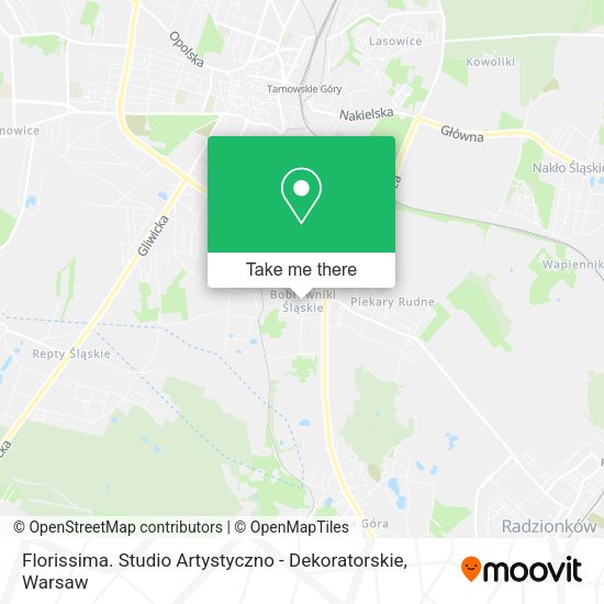 Florissima. Studio Artystyczno - Dekoratorskie map