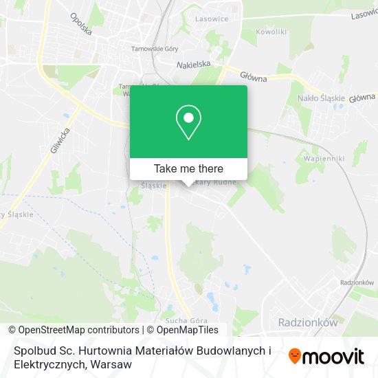 Spolbud Sc. Hurtownia Materiałów Budowlanych i Elektrycznych map